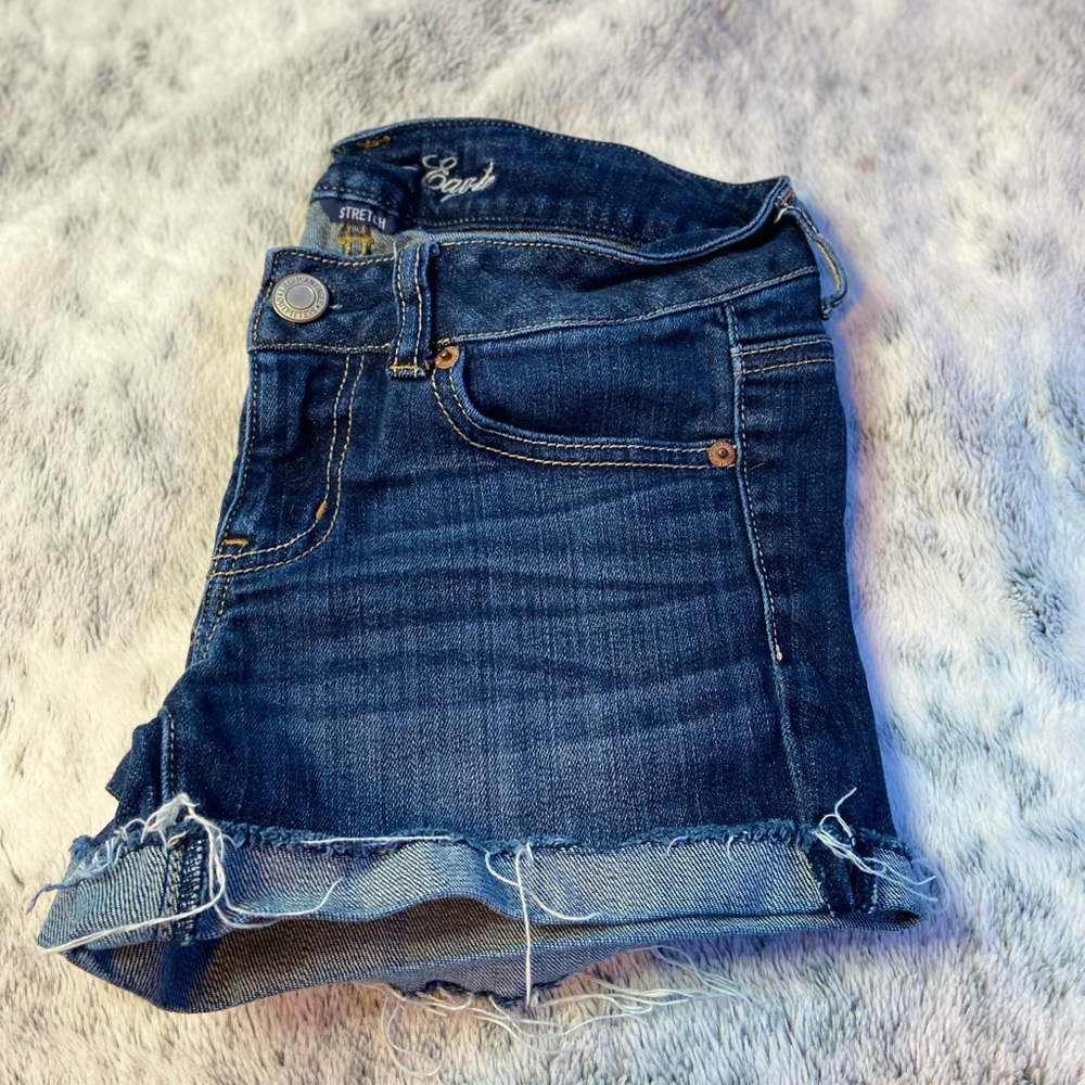 American eagle dark blue shorts
